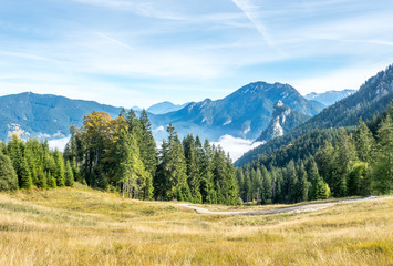 Kolbensattel near Oberammergau scenes