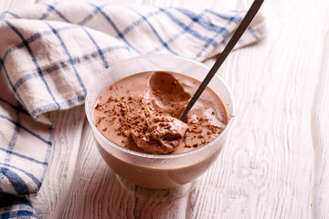 chocolate pudding, chocolate dessert