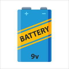 Battery energy electricity tool vector illustration.