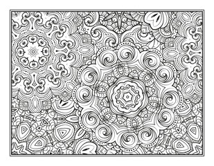 Fantasy decorative pattern