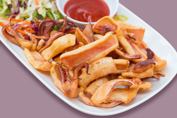 fried squid