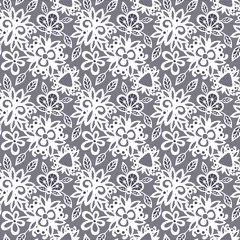 Kussenhoes Floral pattern vector illustration © partyvector
