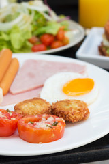 close up breakfast