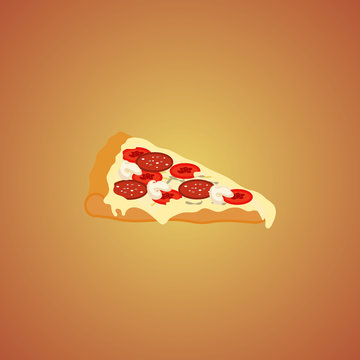 pizza slice vector