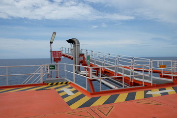 Offshore construction platform for production oil and gas, Oil and gas industry, Production...