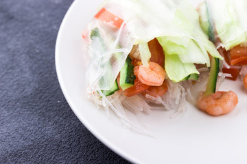 Vegetable spring rolls