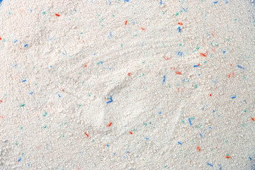 Washing powder background and textures