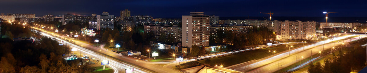 Fototapeta na wymiar Naberezhnye Chelny, Russia : cityscape view fro