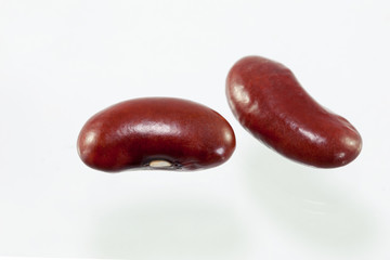 Red bean isolated on white background