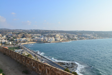 Naklejka premium Rethymno city panorama
