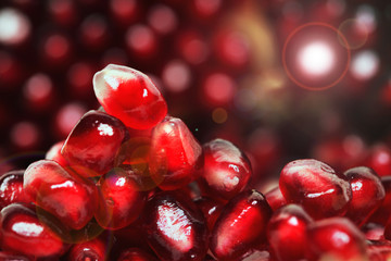 pomegranate seeds