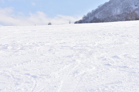 緩やかなゲレンデ