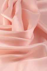 pink chiffon folds