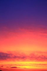 Obraz premium flame of sunset