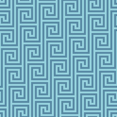 Classic meander seamless pattern.