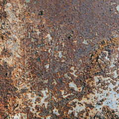 texture of rusty metal