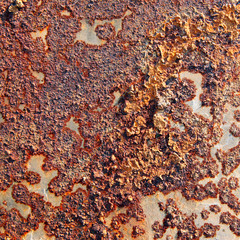 texture of rusty metal