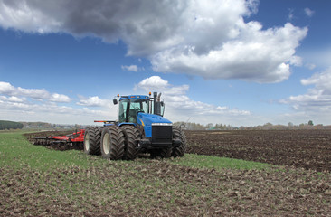 Obraz premium ciągnik