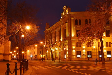 Lublin, Teatr im. J.Osterwy. - obrazy, fototapety, plakaty