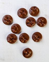 variety chocolate pralines