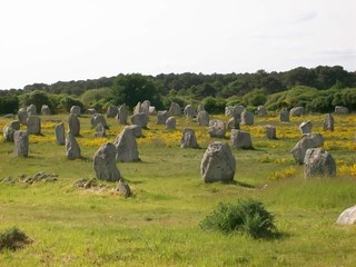 The menhirs of Carnac in Britain in France