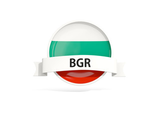 Flag of bulgaria with banner