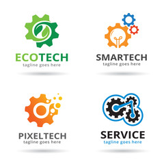 Technology Logo Template Design Vector