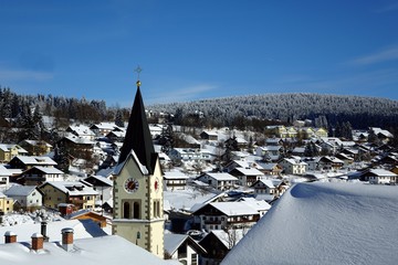 winter im bayerischen wald - sankt englmar