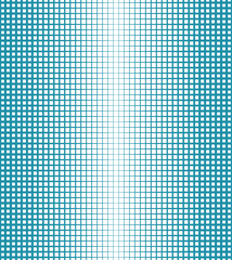 Abstract geometric blue gradient square halftone pattern