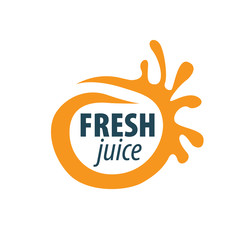 juice splash vector sign