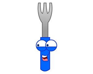 Cartoon Fork