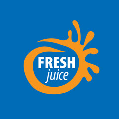 juice splash vector sign