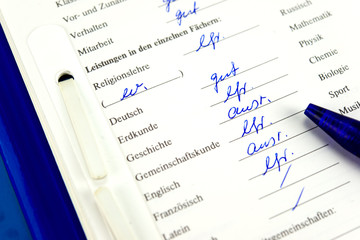 Schulzeugnis
