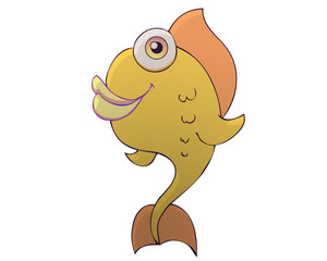 Gold Fish isolated