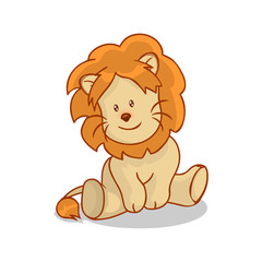Little lion illustration