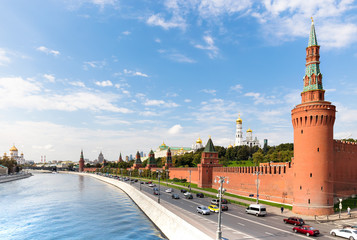 Obraz premium Moscow Kremlin embankment