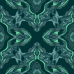 Decorative seamless ornamental background