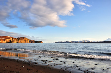 Rocks in sea in Russia