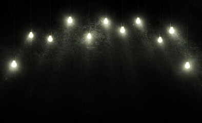 Dark Illuminated Wall