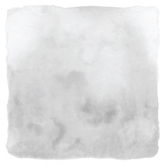 Abstract gray watercolor on white background