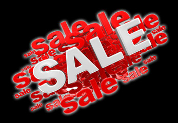 Sale. Image with clipping path