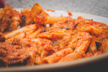 Penne con il sugo