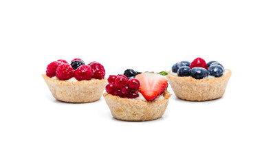 miniature forest fruit desserts