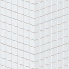 Vector modern creative trends white cube texture