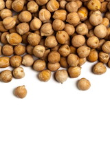 Soybeans isolated on white background
