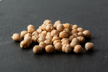 Macro shot of soybeans