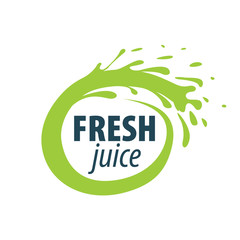 juice splash vector sign