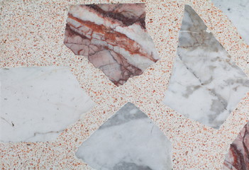 Marble patterned  texture Terrazzo Floor, polished stone pattern