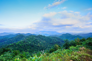 Mountains view of Tak province , Thailand