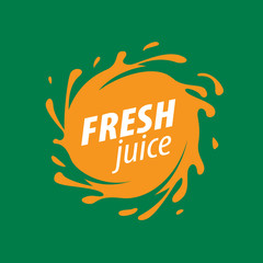 juice splash vector sign